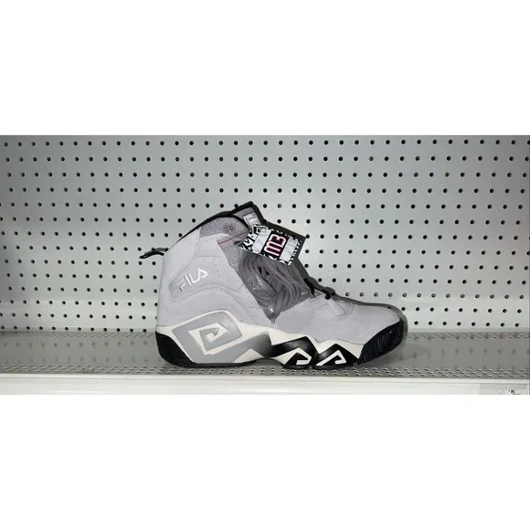 FILA MB Mens Suede Basketball Shoes Size 10 Gray Black White Jamal Mashburn FILA MB Mens Suede Basketball Shoes Size 10 Gray Black White  main image 2